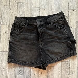 American Eagle Outfitters Black Denim Jean Shorts